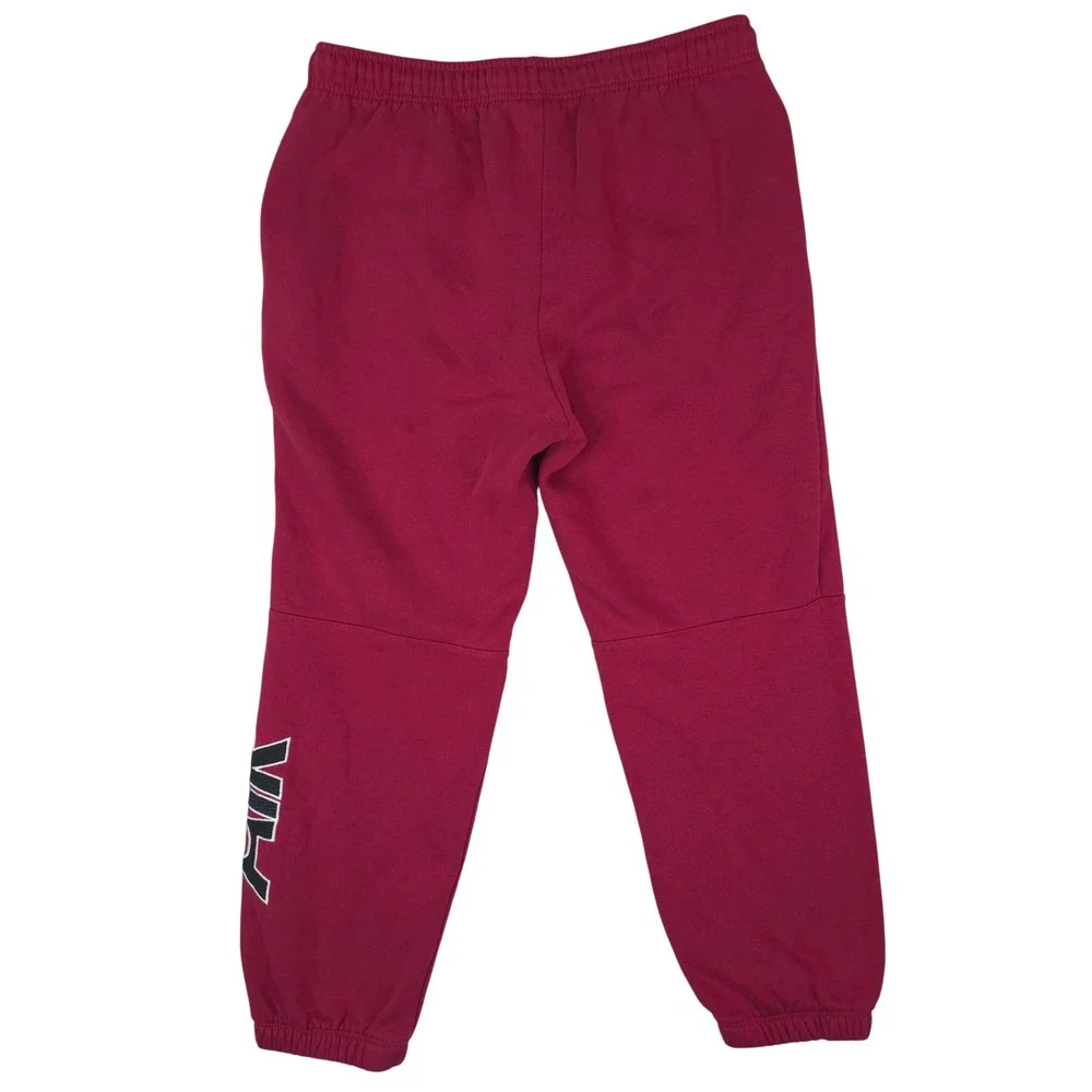 Nike Air Sweatpants Mens Large Tall Red Joggers DM6061-010 Cotton Fleece‎ Pants